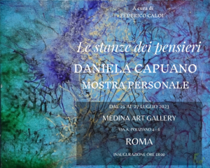 Mostra personale di daniela capuano le stanze dei pensieri